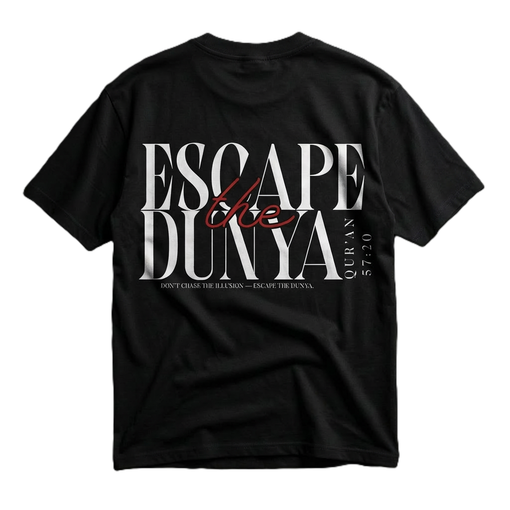 Escape the Dunya - Organic Oversized Shirt