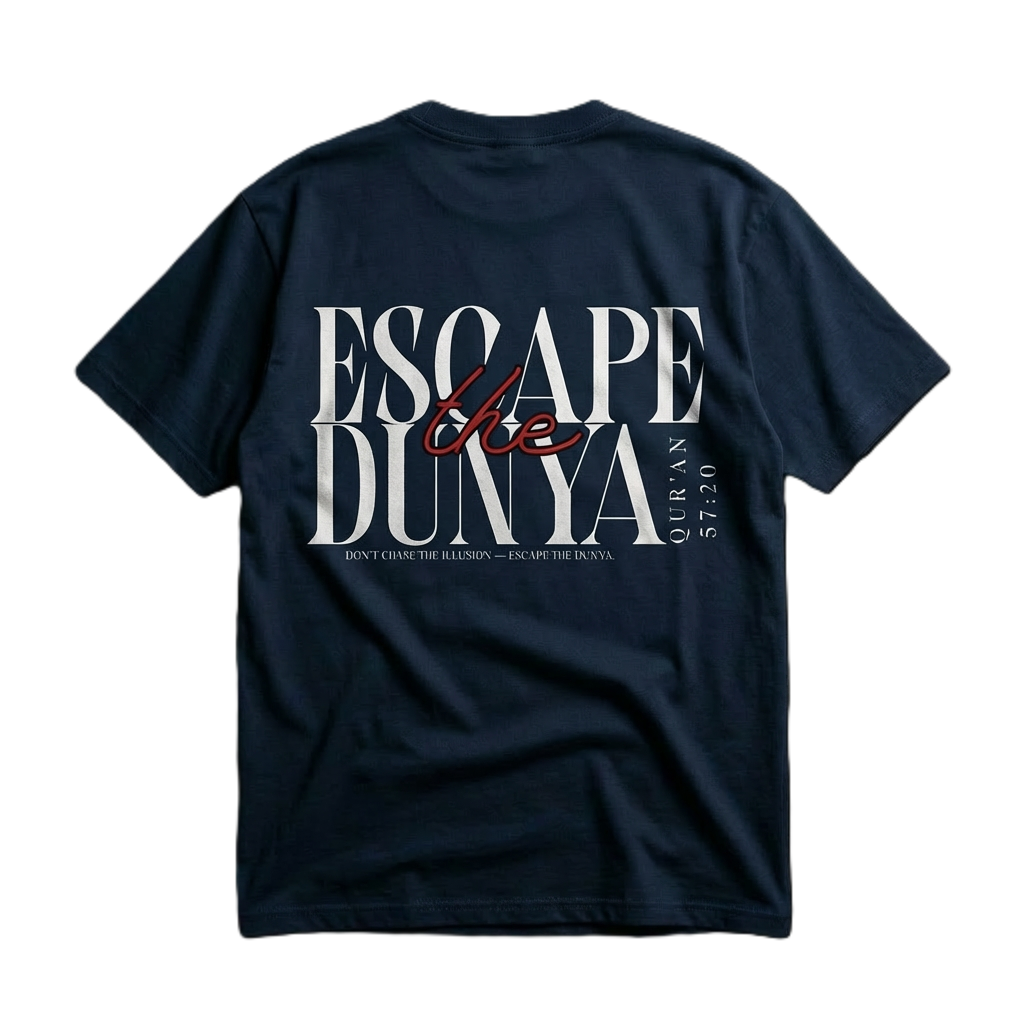 Escape the Dunya - Organic Oversized Shirt