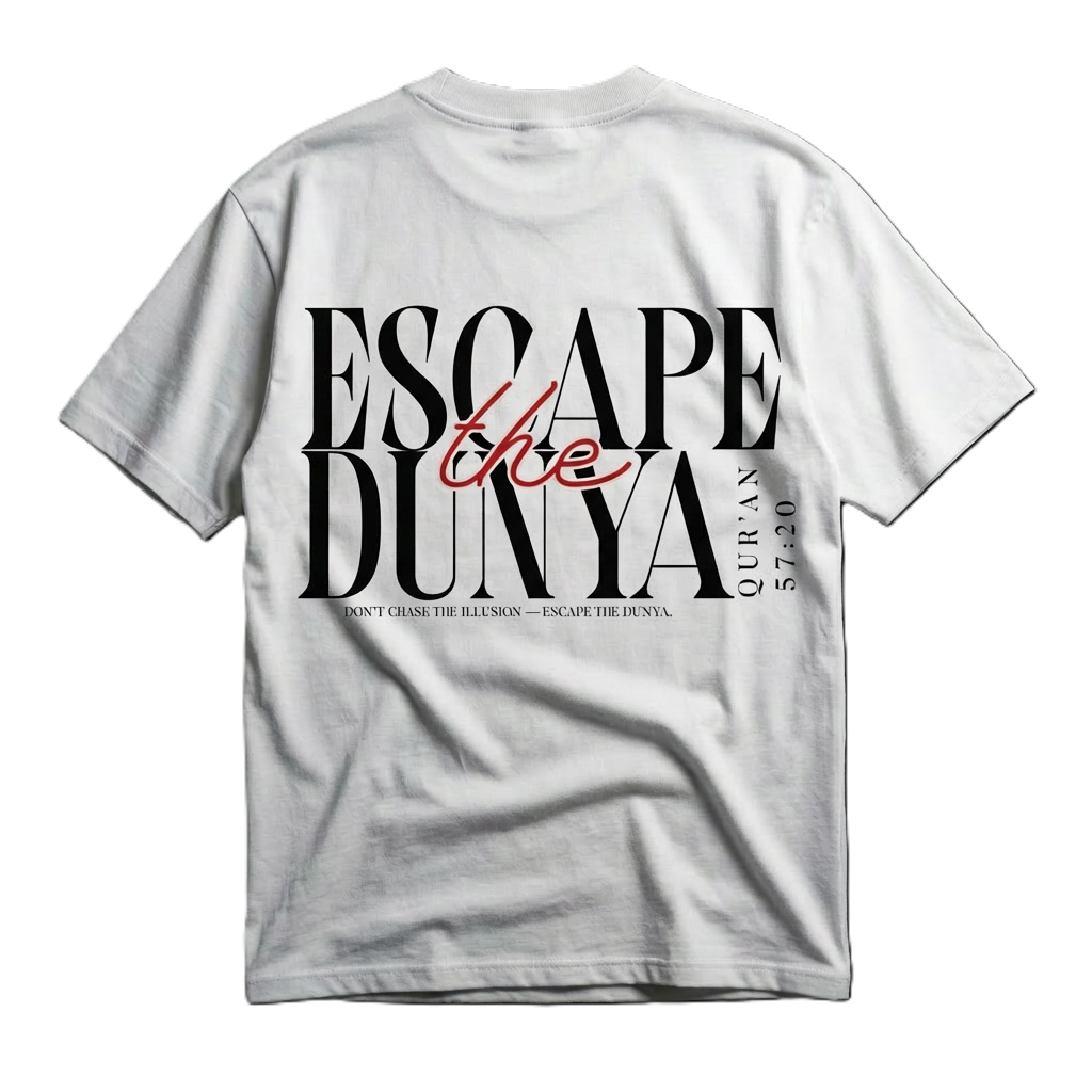 Escape the Dunya - Organic Oversized Shirt