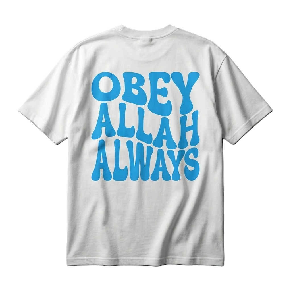 Obey Allah always - Organic Oversize Shirt