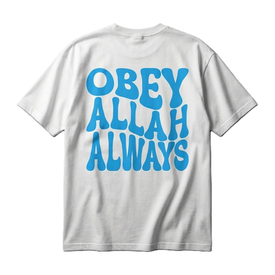 Obey Allah always - Organic Oversize Shirt