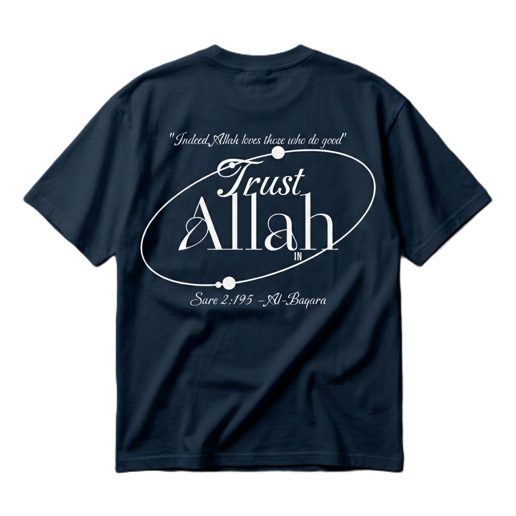 Trust In Allah - Organic Oversized Shirt
