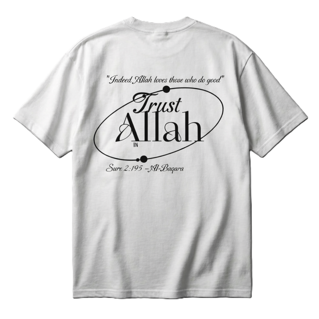 Trust In Allah - Organic Oversized Shirt